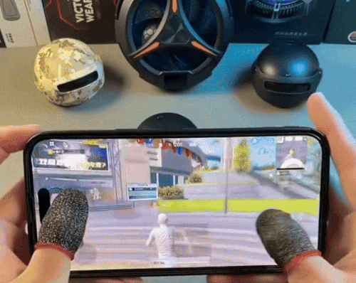 Gaming Finger Gloves 4 Degete - Stabilitate + Viteză în PUBG & Free Fire (Veteran Approved)